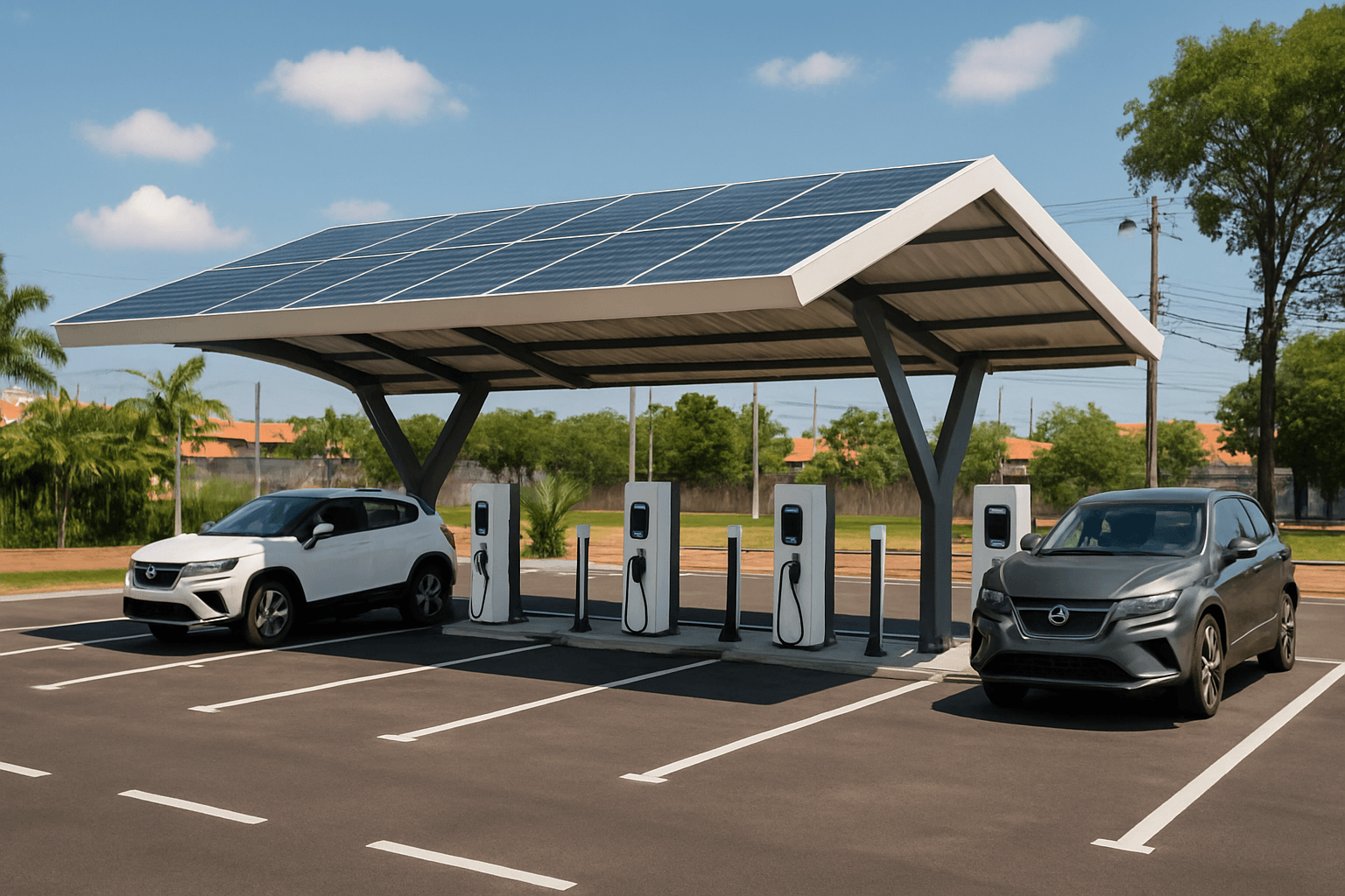 Renovação de estacionamento com EV charger: 7 ideias práticas